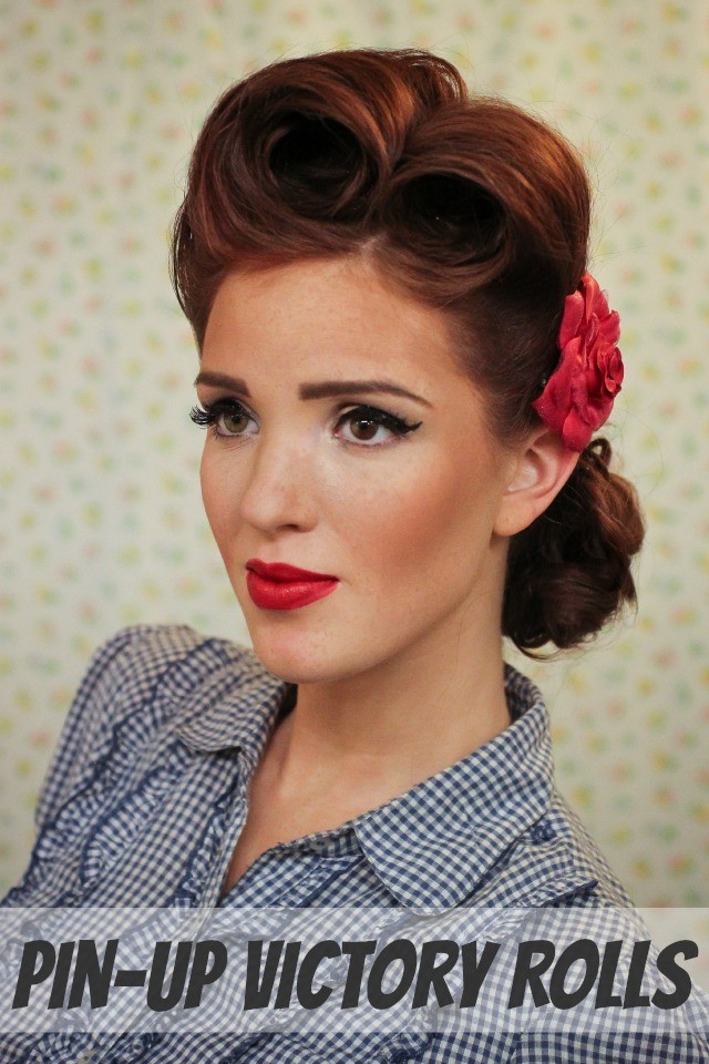 Pin Up Hairstyles - How To Create A Pin Up Hairstyle