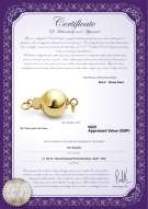 Product certificate: UK-Y-14k-ball-clasp