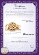 Product certificate: UK-Y-14K-DBL-Round-Clasp