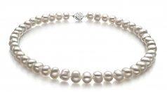 8-9mm A Quality Freshwater Cultured Pearl Set in Kaitlyn White
