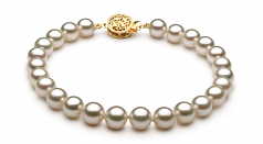 6.5-7mm AAA Quality Japanese Akoya Cultured Pearl Set in White