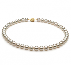 8.5-9mm AAA Quality Japanese Akoya Cultured Pearl Necklace in White