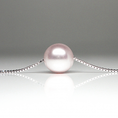 10.5-11mm AAAA Quality Freshwater Cultured Pearl Pendant in White
