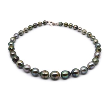 8-11mm Baroque Quality Tahitian Cultured Pearl Necklace in 17-inch Multicolour 8-11mm Baroque Quality Tahitian Cultured Pearl Necklace in 17-inch Multicolour