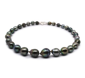 8-14mm Baroque Quality Tahitian Cultured Pearl Necklace in 17-inch Multicolour 8-14mm Baroque Quality Tahitian Cultured Pearl Necklace in 17-inch Multicolour