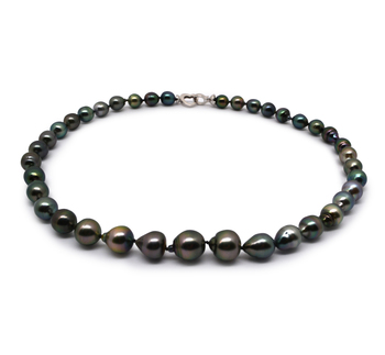 8-11mm Baroque Quality Tahitian Cultured Pearl Necklace in 17.5-inch Multicolour 8-11mm Baroque Quality Tahitian Cultured Pearl Necklace in 17.5-inch Multicolour