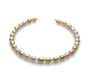 10.4-13mm Baroque Quality South Sea Cultured Pearl Necklace in 18-inch Multicolour 10.4-13mm Baroque Quality South Sea Cultured Pearl Necklace in 18-inch Multicolour