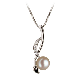 6-7mm AA Quality Japanese Akoya Cultured Pearl Pendant in Diana White 6-7mm AA Quality Japanese Akoya Cultured Pearl Pendant in Diana White
