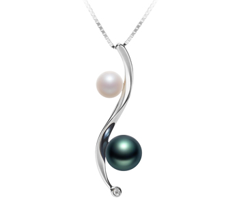 5-8mm AA Quality Freshwater Cultured Pearl Pendant in Elida Multicolour 5-8mm AA Quality Freshwater Cultured Pearl Pendant in Elida Multicolour