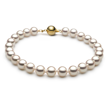 6.5-7mm Hanadama - AAAA Quality Japanese Akoya Cultured Pearl Bracelet in Hanadama 7-inch White 6.5-7mm Hanadama - AAAA Quality Japanese Akoya Cultured Pearl Bracelet in Hanadama 7-inch White