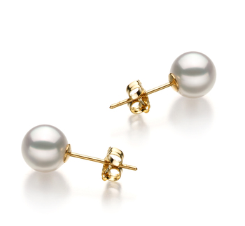6.5-7mm Hanadama - AAAA Quality Japanese Akoya Cultured Pearl Earring Pair in Hanadama White 6.5-7mm Hanadama - AAAA Quality Japanese Akoya Cultured Pearl Earring Pair in Hanadama White