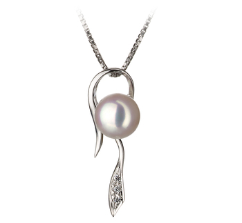 7-8mm AA Quality Japanese Akoya Cultured Pearl Pendant in Jennifer White 7-8mm AA Quality Japanese Akoya Cultured Pearl Pendant in Jennifer White
