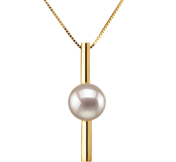 7-8mm AA Quality Japanese Akoya Cultured Pearl Pendant in Johana White 7-8mm AA Quality Japanese Akoya Cultured Pearl Pendant in Johana White