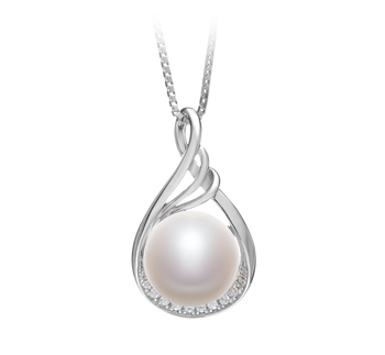 10-11mm AAA Quality Freshwater Cultured Pearl Pendant in Lori White 10-11mm AAA Quality Freshwater Cultured Pearl Pendant in Lori White