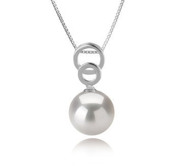 12-13mm AA+ Quality Freshwater - Edison Cultured Pearl Pendant in Marlo White 12-13mm AA+ Quality Freshwater - Edison Cultured Pearl Pendant in Marlo White