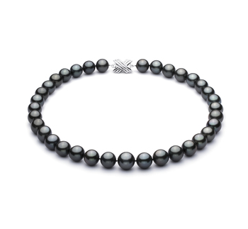 11-13.5mm AA+ Quality Tahitian Cultured Pearl Necklace in Black 11-13.5mm AA+ Quality Tahitian Cultured Pearl Necklace in Black
