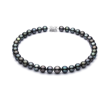 11.1-14.6mm AA+ Quality Tahitian Cultured Pearl Necklace in Multicolour 11.1-14.6mm AA+ Quality Tahitian Cultured Pearl Necklace in Multicolour