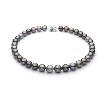 11-14.6mm AAA Quality Tahitian Cultured Pearl Necklace in Multicolour 11-14.6mm AAA Quality Tahitian Cultured Pearl Necklace in Multicolour