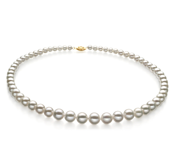 4-10mm AAA Quality Freshwater Cultured Pearl Necklace in White 4-10mm AAA Quality Freshwater Cultured Pearl Necklace in White