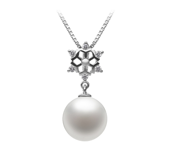 10-11mm AAAA Quality Freshwater Cultured Pearl Pendant in Snow White 10-11mm AAAA Quality Freshwater Cultured Pearl Pendant in Snow White