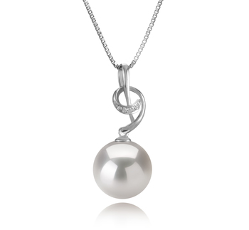 11-12mm AAAA Quality Freshwater - Edison Cultured Pearl Pendant in Sofie White 11-12mm AAAA Quality Freshwater - Edison Cultured Pearl Pendant in Sofie White