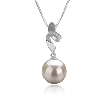 9-10mm AAAA Quality Freshwater Cultured Pearl Pendant in Winola White 9-10mm AAAA Quality Freshwater Cultured Pearl Pendant in Winola White