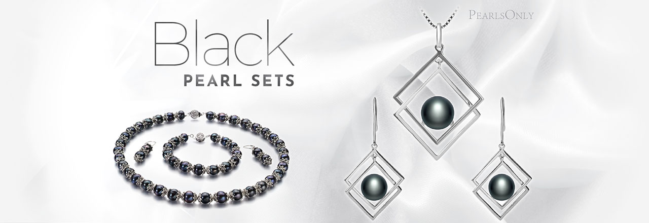 PearlsOnly Black Pearl Sets