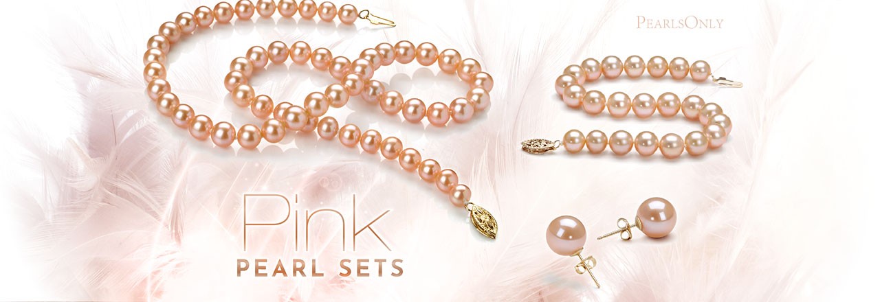 PearlsOnly Pink Pearl Sets
