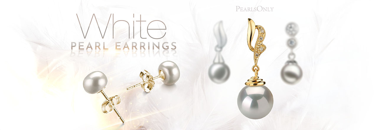 Landing banner for White Pearl Earrings