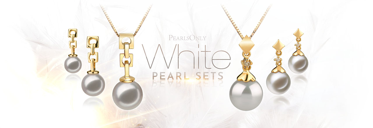 PearlsOnly White Pearl Sets